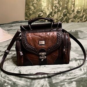 Vintage mc Marc Chantal leather satchel